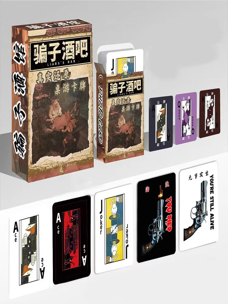 Gioco di Carte da Tavolo 'Liars' - Divertente Gioco da Tavolo per Adulti, Adolescenti e Famiglie - Strategia Multigiocatore