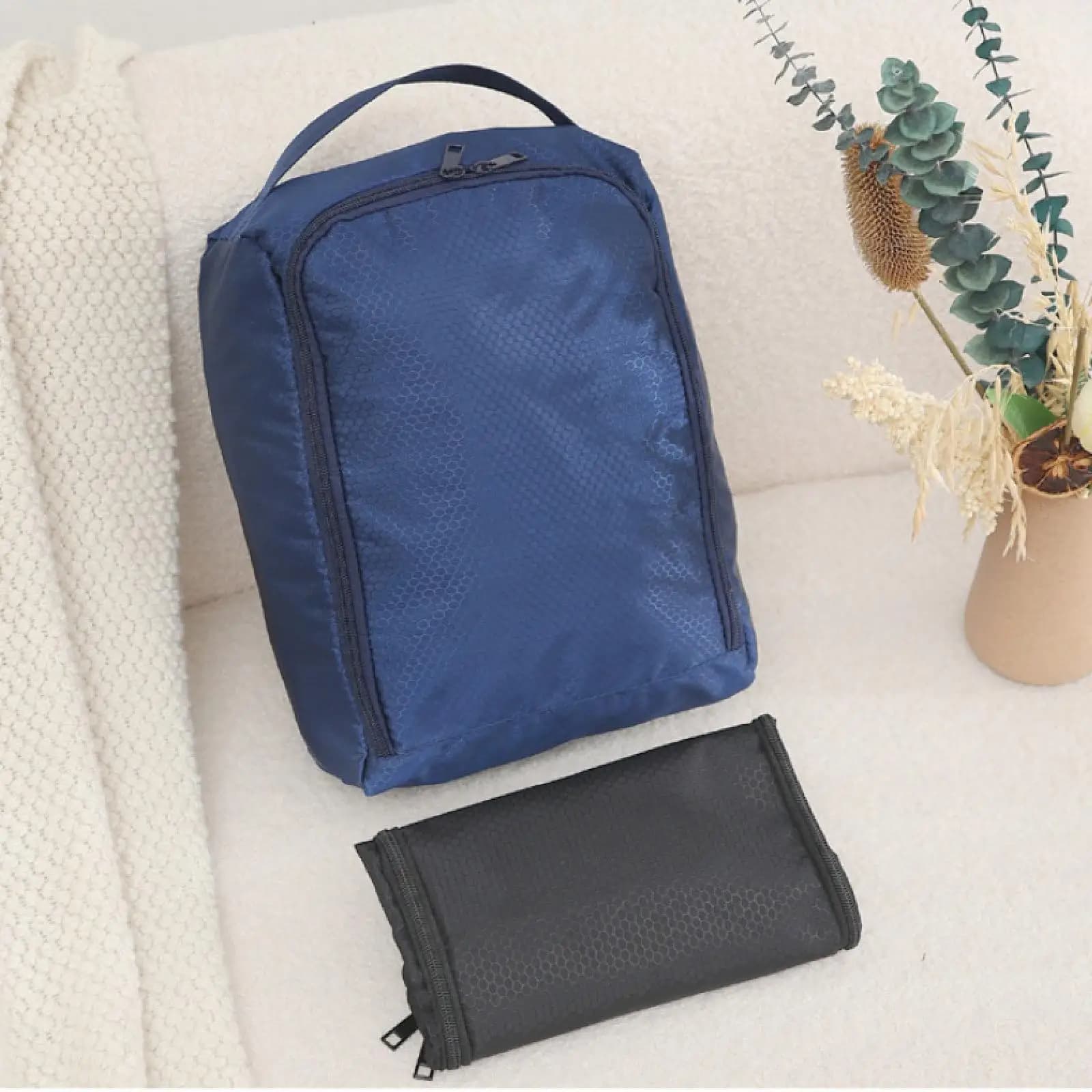 Borsa per scarpe da golf, organizer ventilato in tessuto Oxford per kit di accessori da golf, per palestra ed escursionismo
