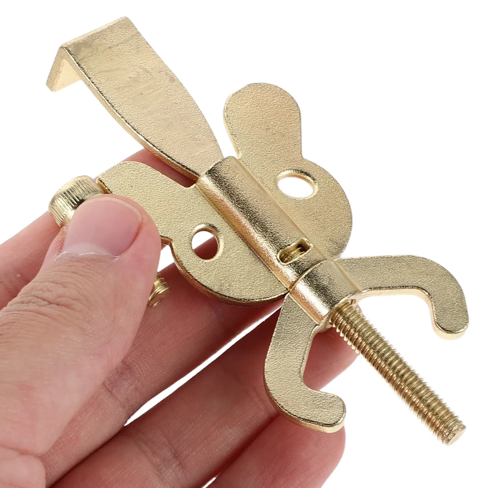 2 Pezzi Fermaporta Portatile, Barriera di Sicurezza Senza Foratura, Blocco Porta in Metallo, Dispositivo di Sicurezza per Viaggi, Hotel, Stanze, Dormitori, Appartamenti