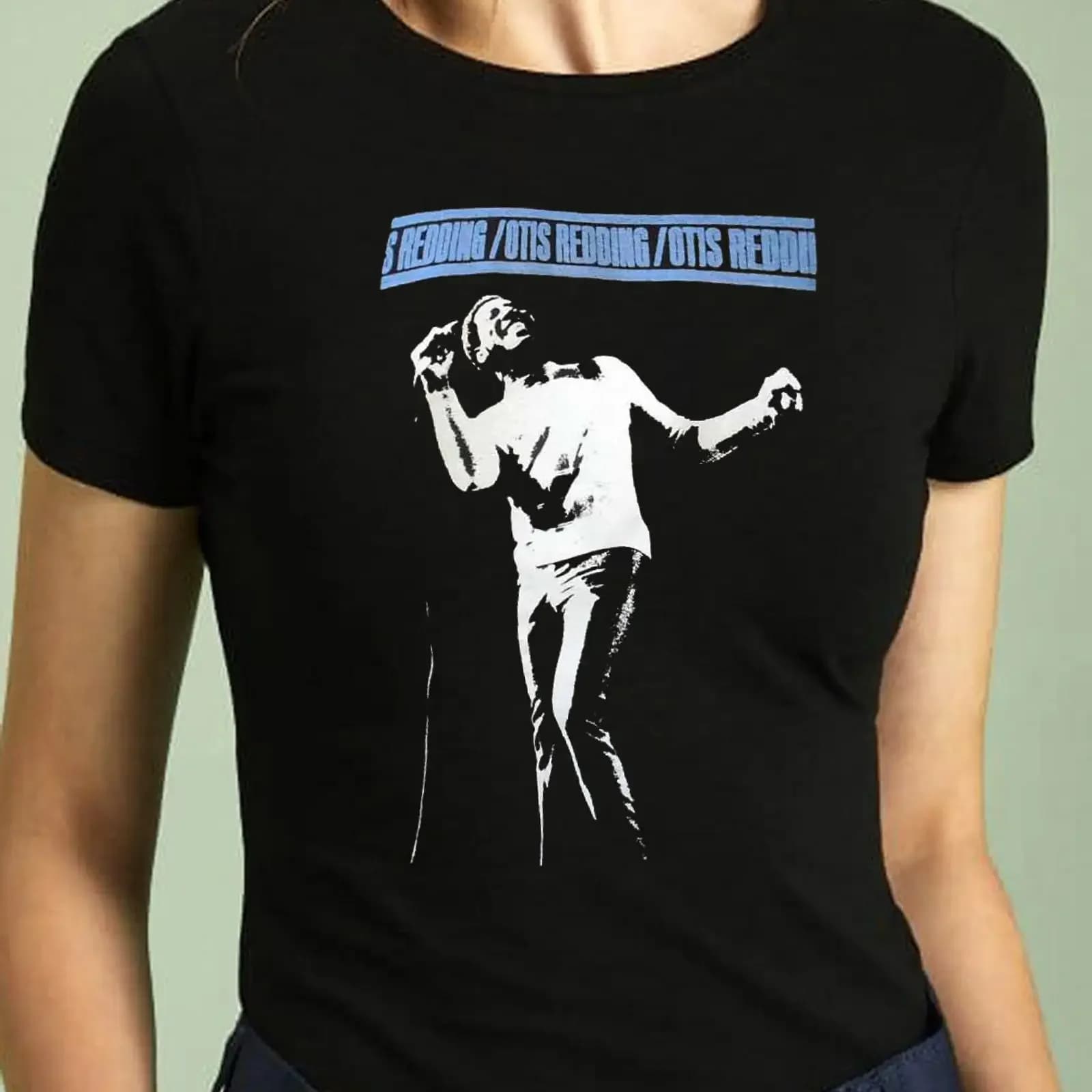 Otis Redding t shirt vintage Washed Stylish Comfortable Slightly graphic Versatile Stretched Top For Everyday Wear Unisex