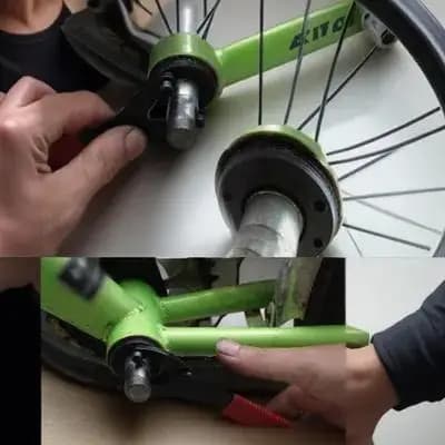 Chiave per movimento centrale in ferro regolabile, strumento per smontaggio bici, per la rimozione e riparazione di catene, anelli di bloccaggio, pedivelle e volani