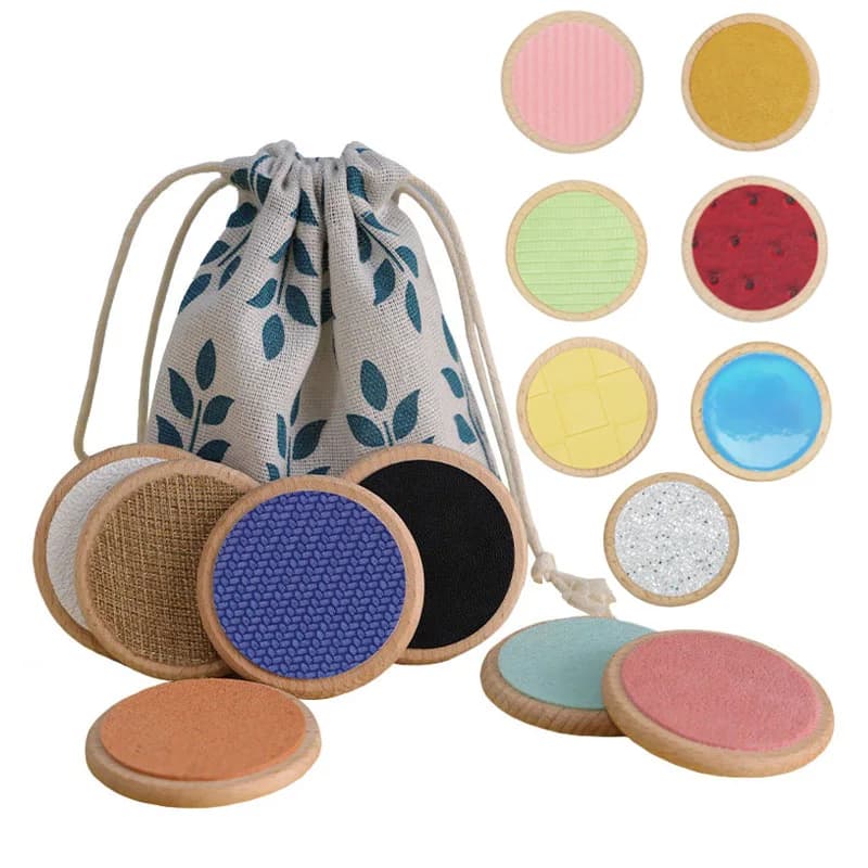 Giocattoli sensoriali Gioco di abbinamento da tavolo tattile Cognizione del colore tattile Formazione della memoria parrocchina Giocattoli Montessori Regali per bambini Kid