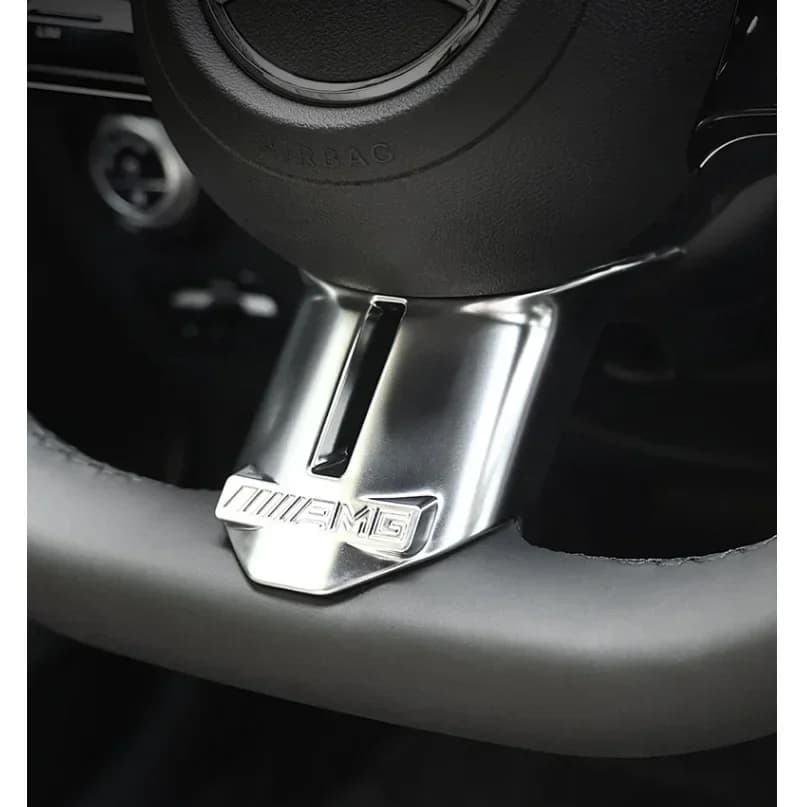 La piastra di copertura AMG del volante è adatta per Mercedes-benz Classe C W206 2021 Classe E W213 2021 Classe S W223 2021