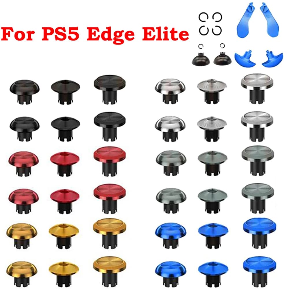 1set originale per PS5 Edge Elite Controller per maniglia di gioco accessorio per pulsante posteriore Paddle con cappuccio a bilanciere alto e basso in metallo