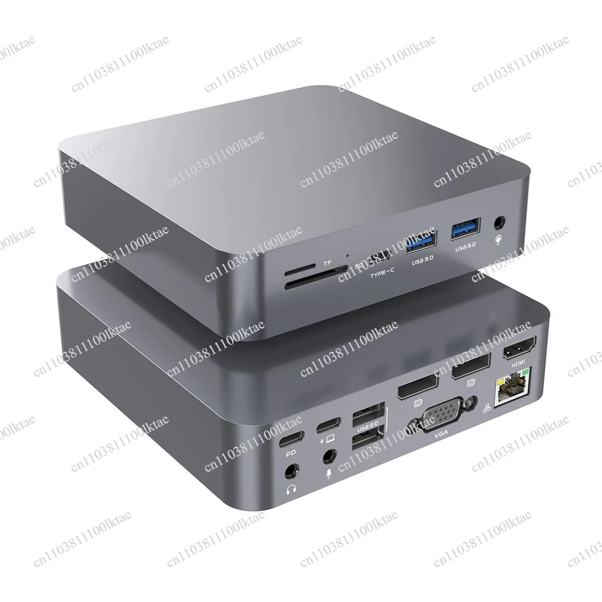 Type-c Docking Station 17 in 1 PD100 Fast Charging 4K60Hz Different Screen Expansion Gigabit Network Port Usb Hub