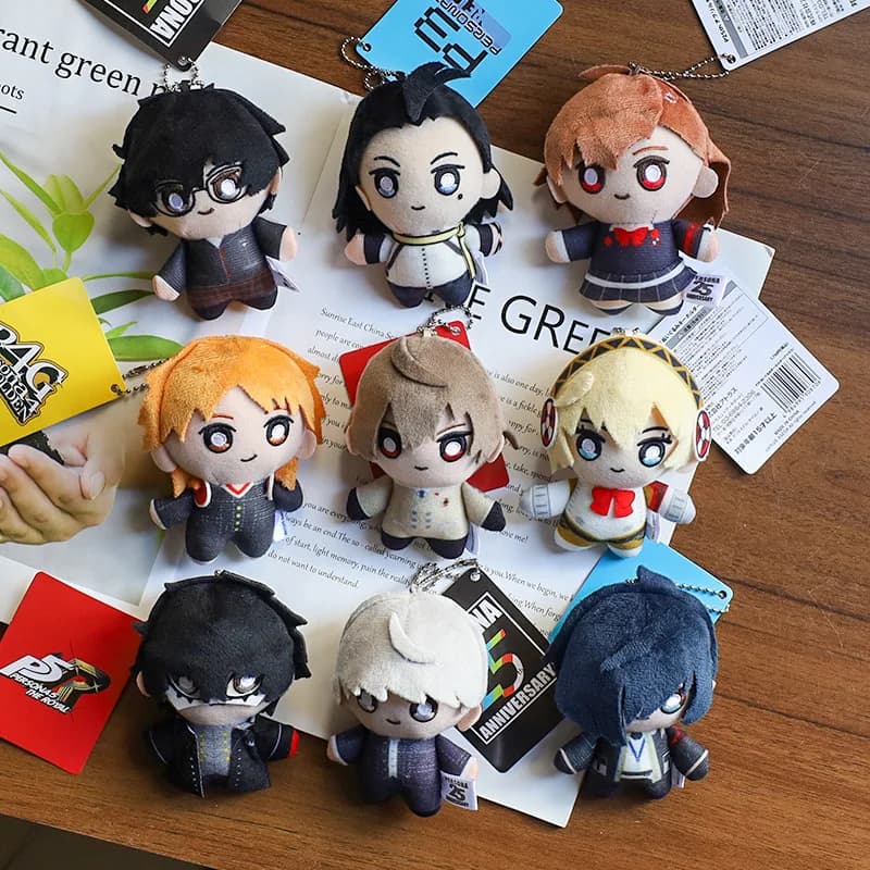 Persona Anime Mini Plush Keychain Character Pendant Backpack Hanging Ornament Collectible Gift For Fans