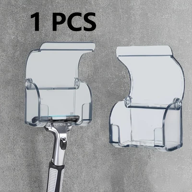 Supporto da parete autoadesivo per bagno, gancio multifunzionale per rasoio, spugna, asciugamano, spazzolino da denti