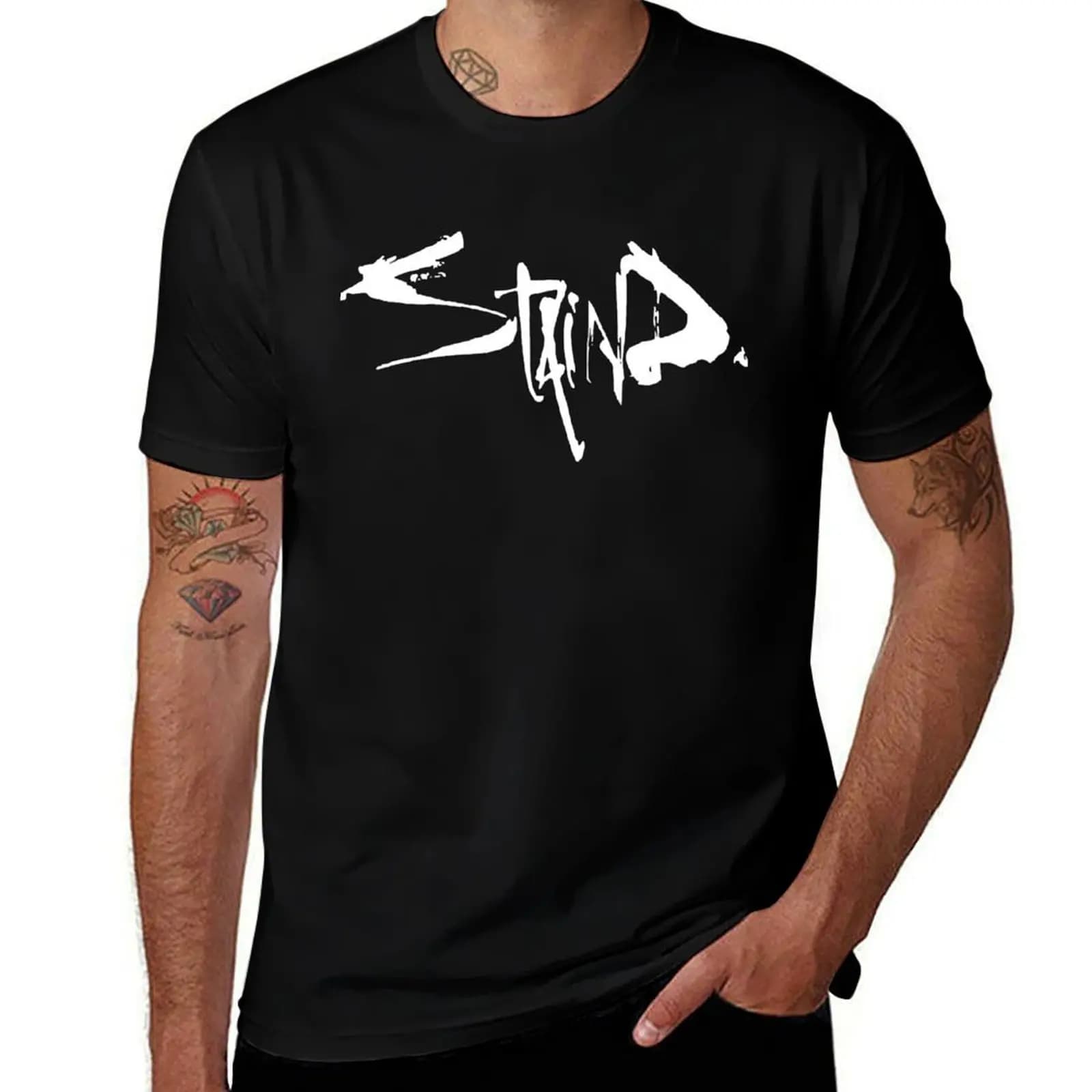 Band Staind T-shirt for fans, short sleeve top odor resistant