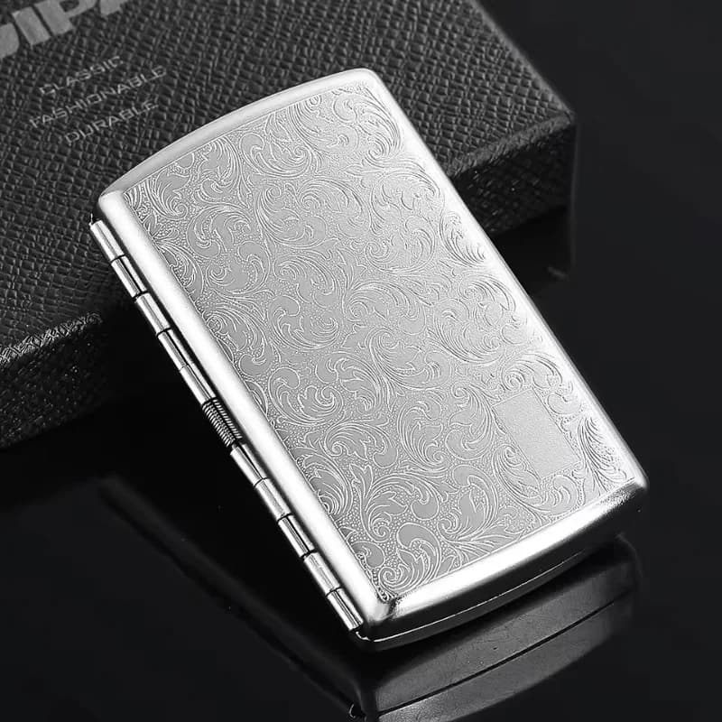 Portasigarette portatile regalo creativo: supporto in metallo leggero e impermeabile dal design mini a conchiglia - Accessori indispensabili per il fumo