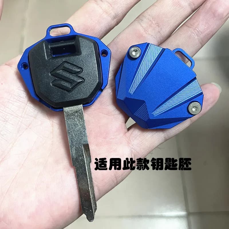 Per Suzuki GIXXER 250 SF 150 125 155 GSX-S 150 125 Accessori Moto Caso Chiave Copertura Protettiva e Ricamo Portachiavi Anello