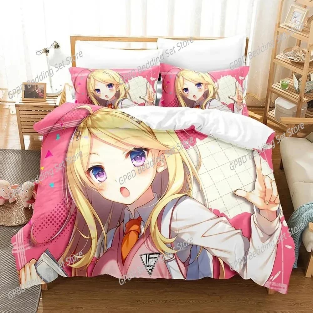 Anime Danganronpa V3 3D NEW Duvet Cover Pillowcase Bedding Set Adult Boy Girl Bedroom Decoration Children Single Double Large