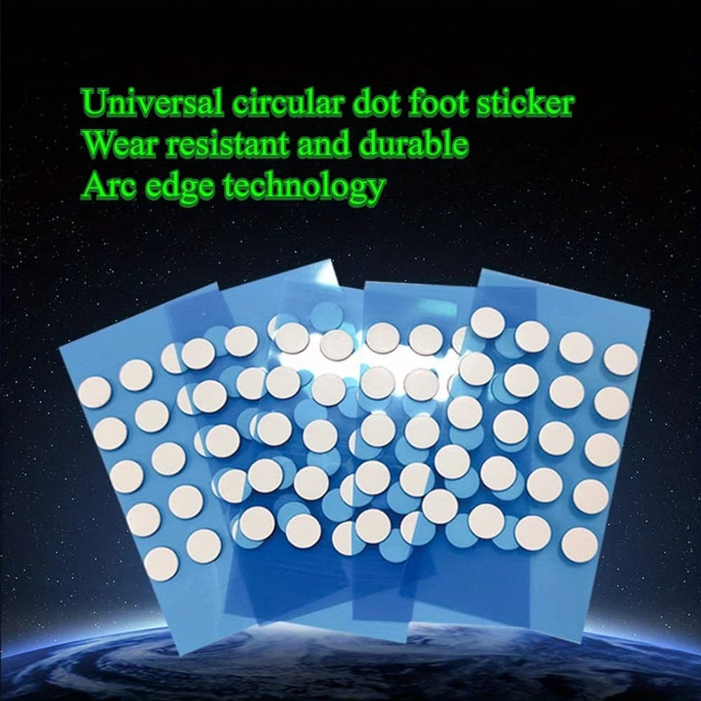 40 pezzi di pattini per mouse universali con piccoli punti da 6,5 mm di diametro e 0,8 mm di spessore per Logitech, piedini in gomma per mouse, adesivi per mouse da gioco, tappetino da scrivania kawaii