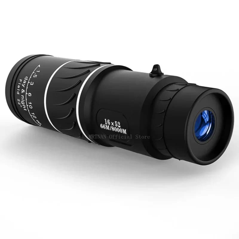 Potente binocolo con zoom per telescopio monoculare 16x52 Cannocchiale notturno a lungo raggio per birdwatching da campeggio all'aperto