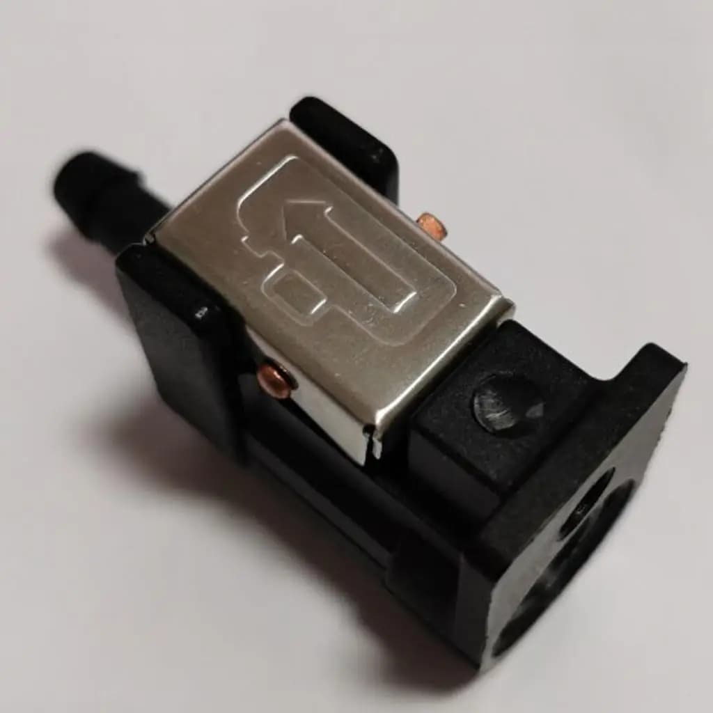 Connettore linea carburante piccolo motore in plastica nera da 8 mm per motore a benzina fuoribordo Yamaha e accessori