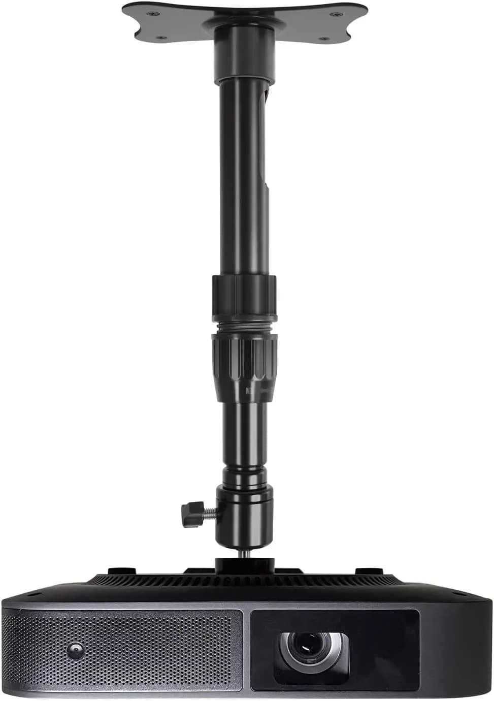 Supporto da soffitto/parete per mini proiettore, altezza regolabile 10,6-16,5 pollici con rotazione a 360° ° Supporto Girevole per Carichi Fino a 5 kg