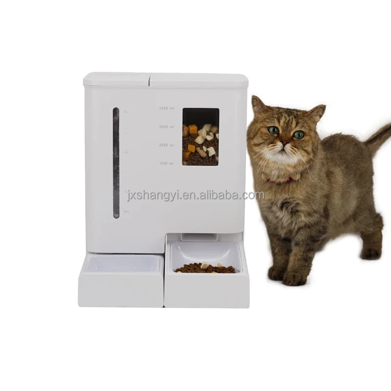 hit product5L 2 in 1 Food and Water 2 in 1 Smart Automatic Pet Bowls Feeders with HD Camera App Control