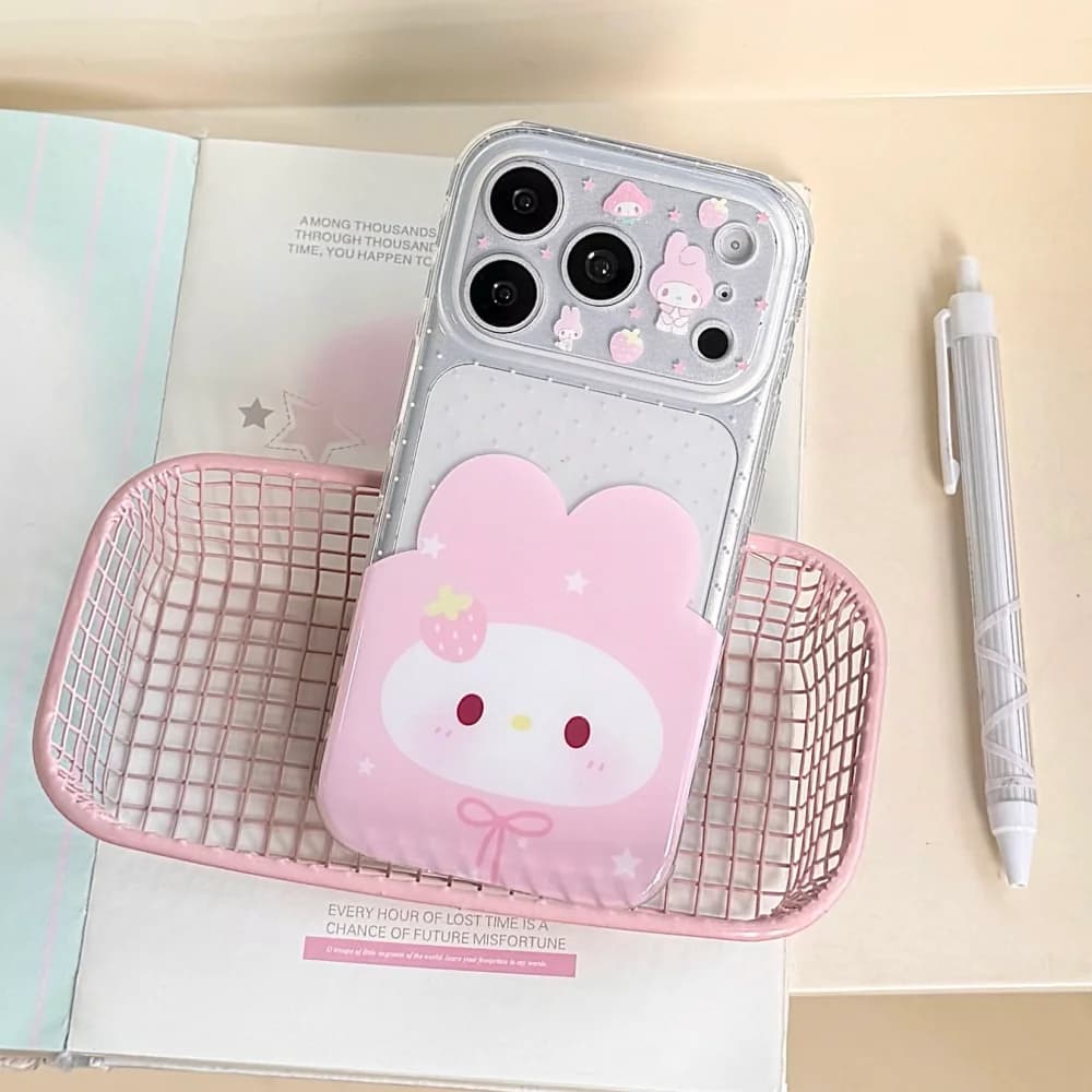 Custodia Protettiva Antiurto Luxury Love Pink Point Melody Hot Sale per iPhone 17 Pro Max 15 Pro 14 16 Pro Max, Cover Carina