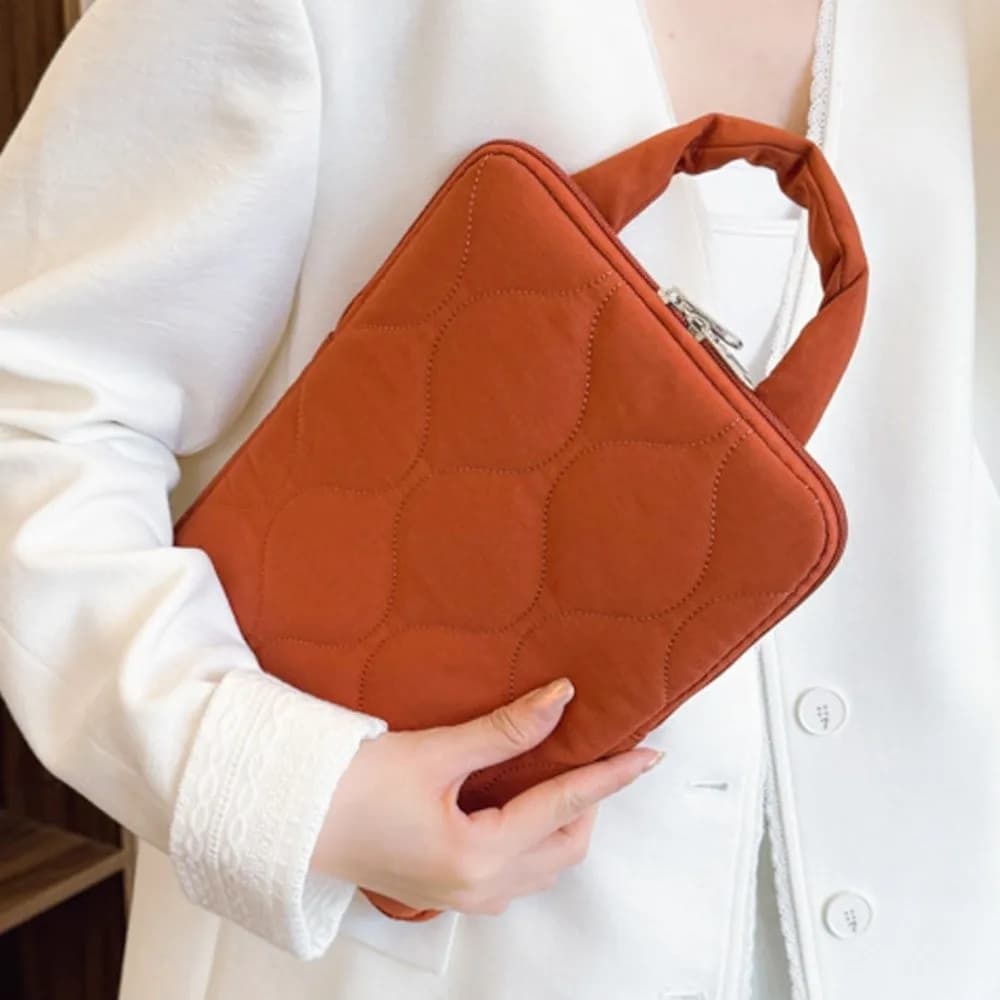 Elegante Custodia per Laptop con Manico, Borsa Portatile per Computer, Semplice e Leggera, per Scuola