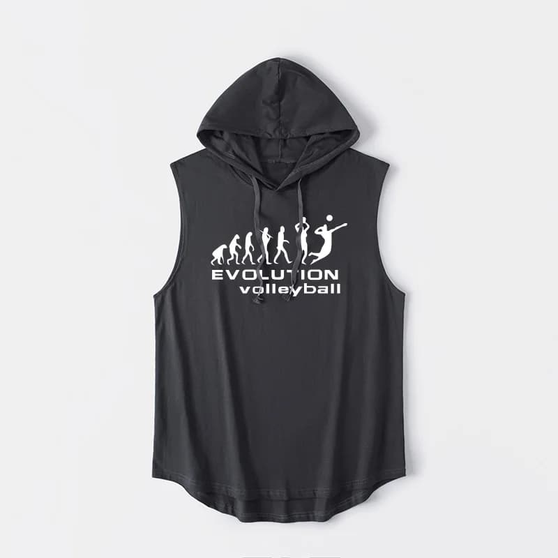 Evolution Volleyball T-shirt, Korean style, for volleyball lovers, in summer cotton
