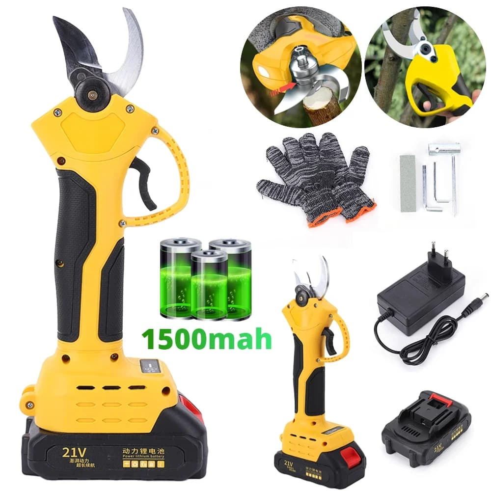 Electric scissors pruning scissors without brush pot cutter for wireless rechargeable tree branches with battery garden tool