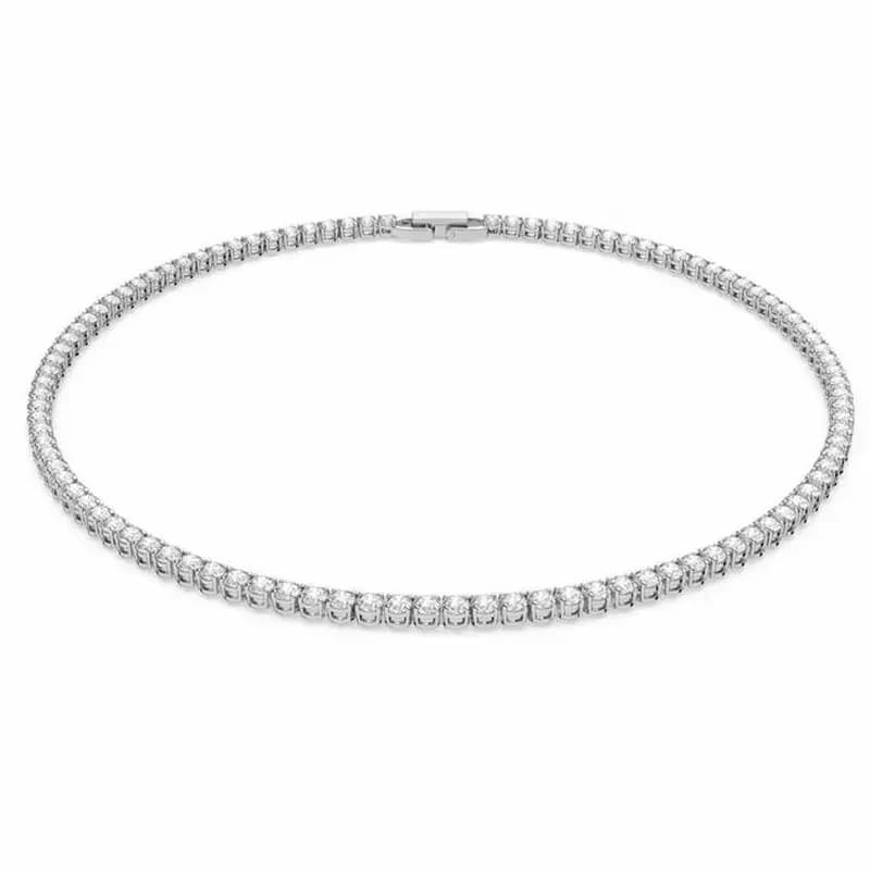 Lihong 925 collana in argento Sterling collana a catena con zirconi moda donna semplice fidanzamento gioielli con ciondoli da sposa 2MM/4MM 40-50CM