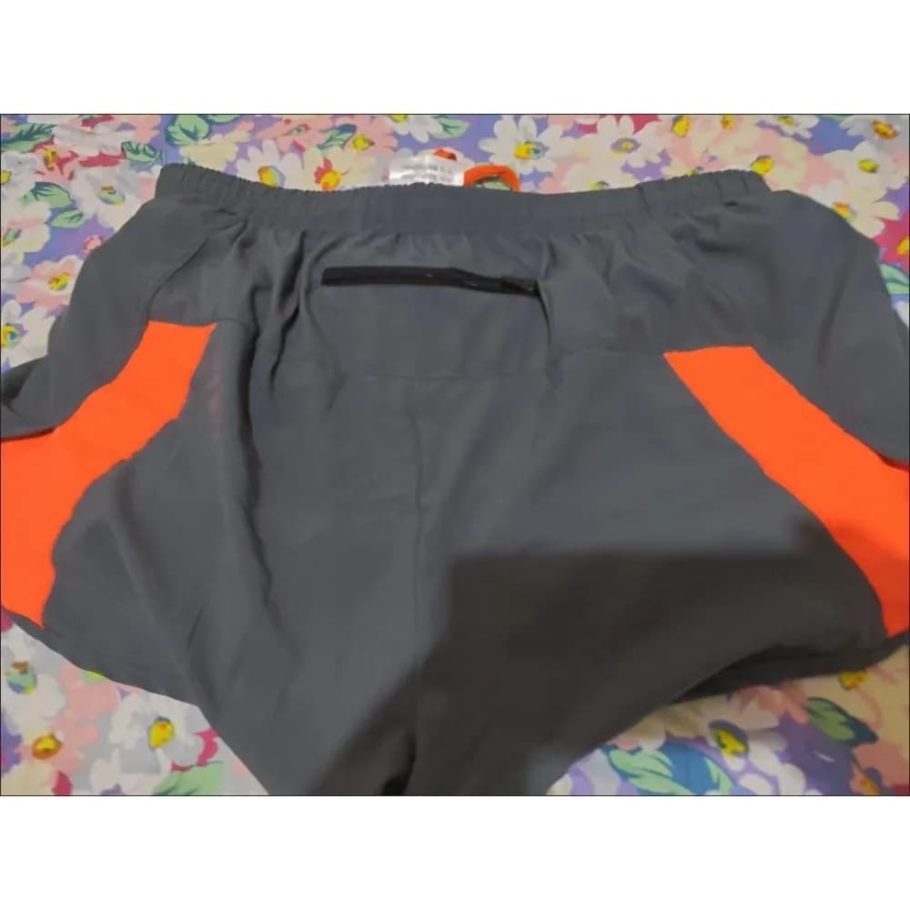 2026Men's fashion sports shorts wholesale, lined with mesh comfortable loose fitness running belt rear pocket 9501