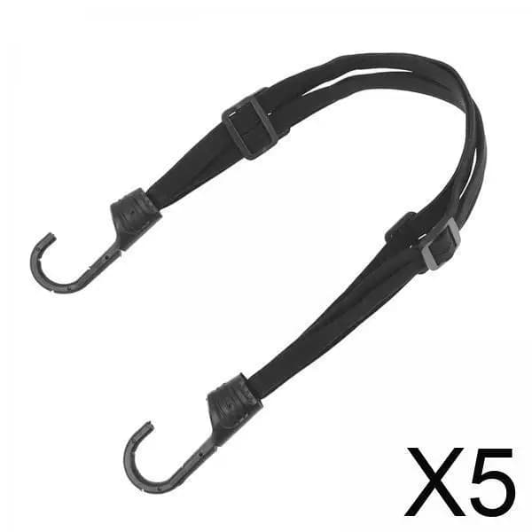Durable Nylon Motorcycle Bag Corda with Double Hooks Adjustable Round Belt Strap for helmet and bike accessories