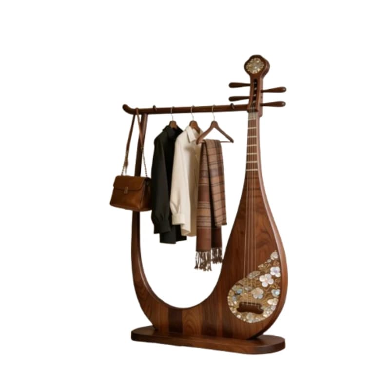 #Indoor Boutique Clothes Rack Floor Hanger Bedroom Mid Century Luxury Coat Rack Hotel Space Saving Perchero Para Ropa Furniture