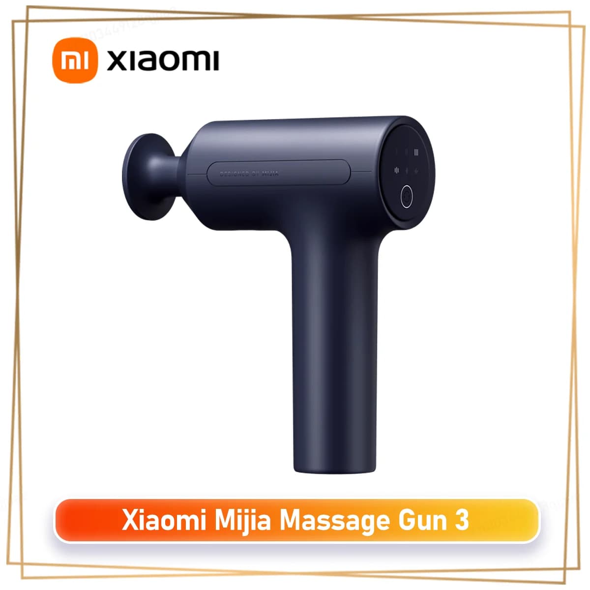 Xiaomi Mijia Massage Gun 3, Deep Tissue Muscle Massager, 25kg Thrust 10mm Amplitude Quiet Brushless Motor 3 Modes Smart Memory