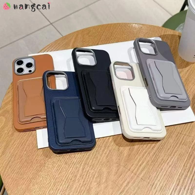 Per Infinix Hot 50 50i 40 40i 30 30i Pro Plus NFC 20s 12 11 Play Custodia per telefono Nuova borsa per carte Staffa Texture in pelle Copertura di lusso