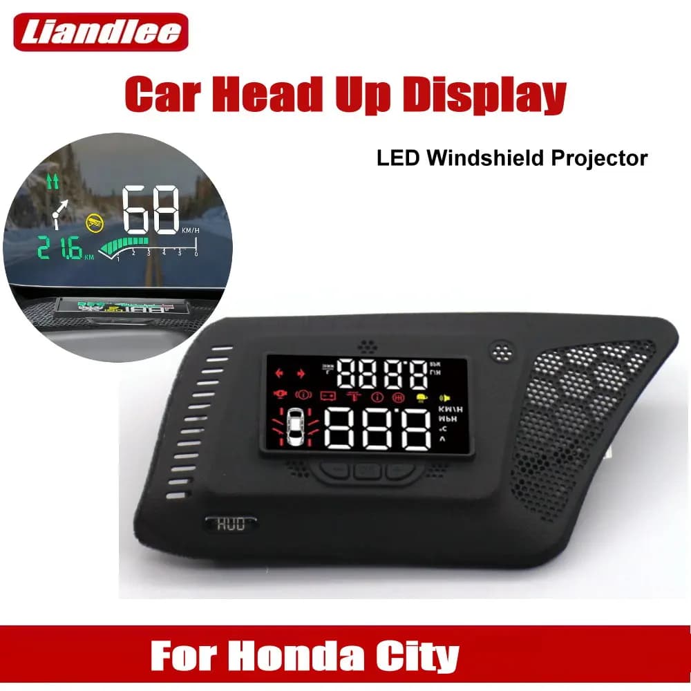 Car HUD Head Up Display per Honda City 6th (GM4-9) 2014-2020 Accessori elettronici per proiettore per parabrezza auto