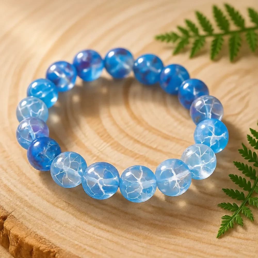 Braccialetto Elastico con Pietre Naturali da 8mm per Meditazione, Yoga e Energia Curativa