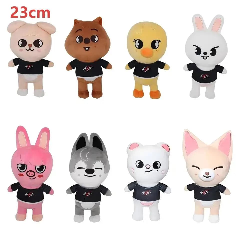 Peluche Skzoo, Giocattolo Kawaii Stray Kids, Bambola di Peluche Cartoon, Giocattoli Compagni Kawaii, Decorazione per la Camera, Regalo per Bambini