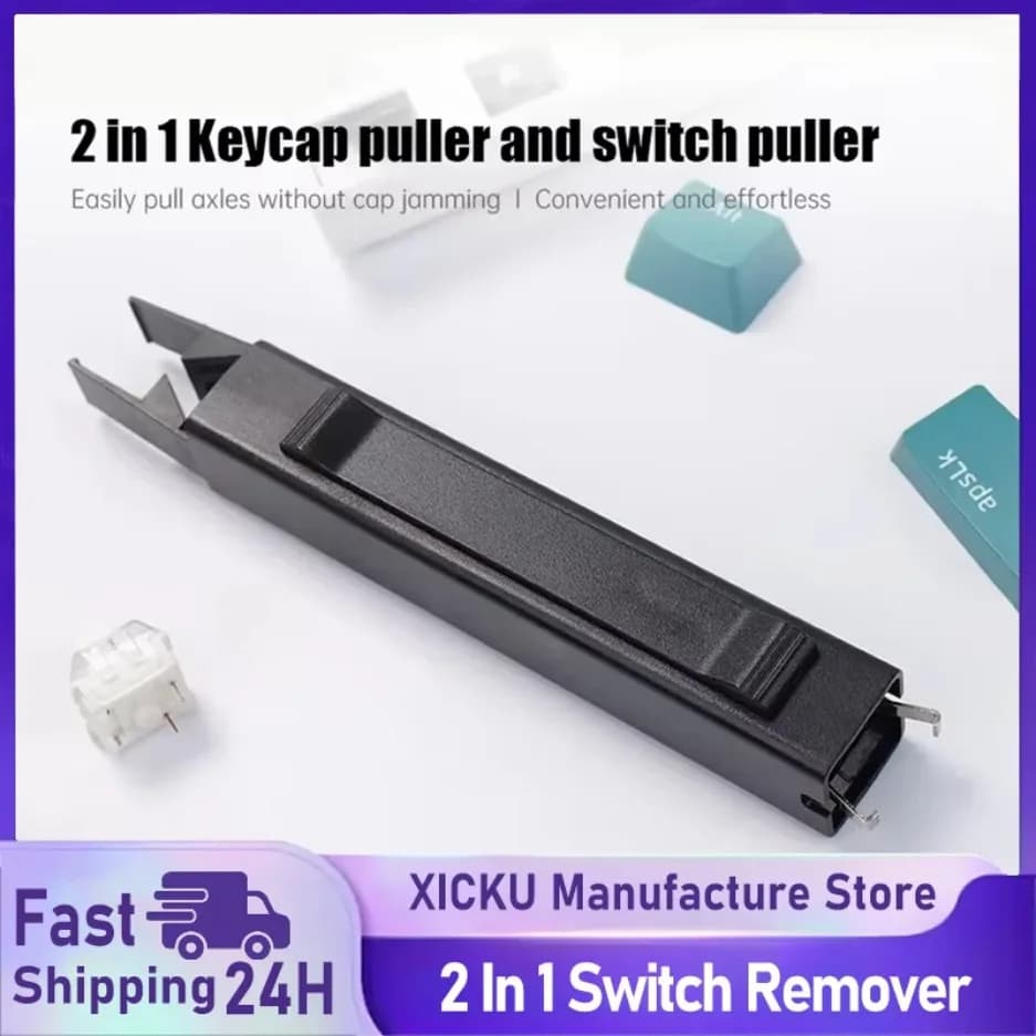 Estrattore di Switch e Keycap 2 in 1 per Tastiera Meccanica, Tastiera da Gaming, Strumento di Pulizia Fai-da-te