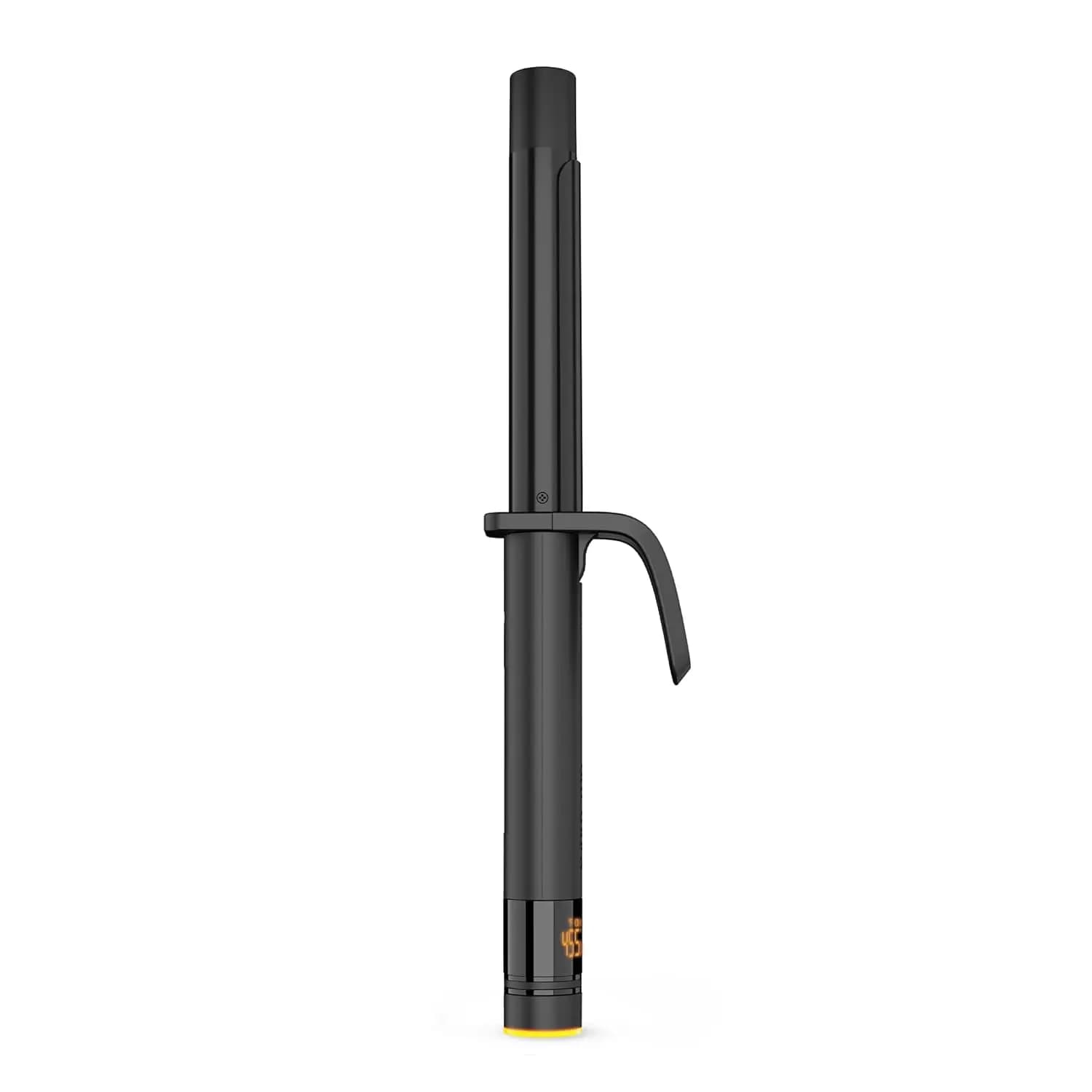 1 inch professional curling iron with digital heat control for bright and long lasting styles