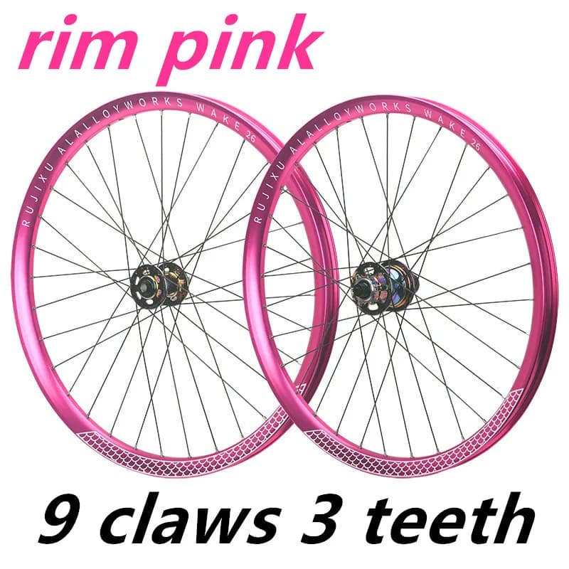 Set di ruote per bicicletta RUJIXU Ruota per bicicletta MTB, ruota a disco per bicicletta Ruota da montagna da 26/27,5/29 pollici