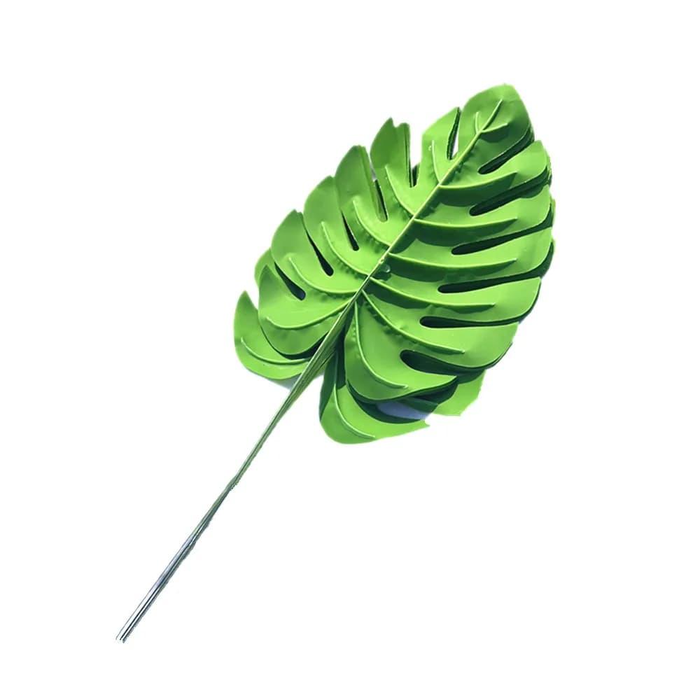 43 cm 20 pieces in latex fabric artificial plant turtle leaves wedding home decoration