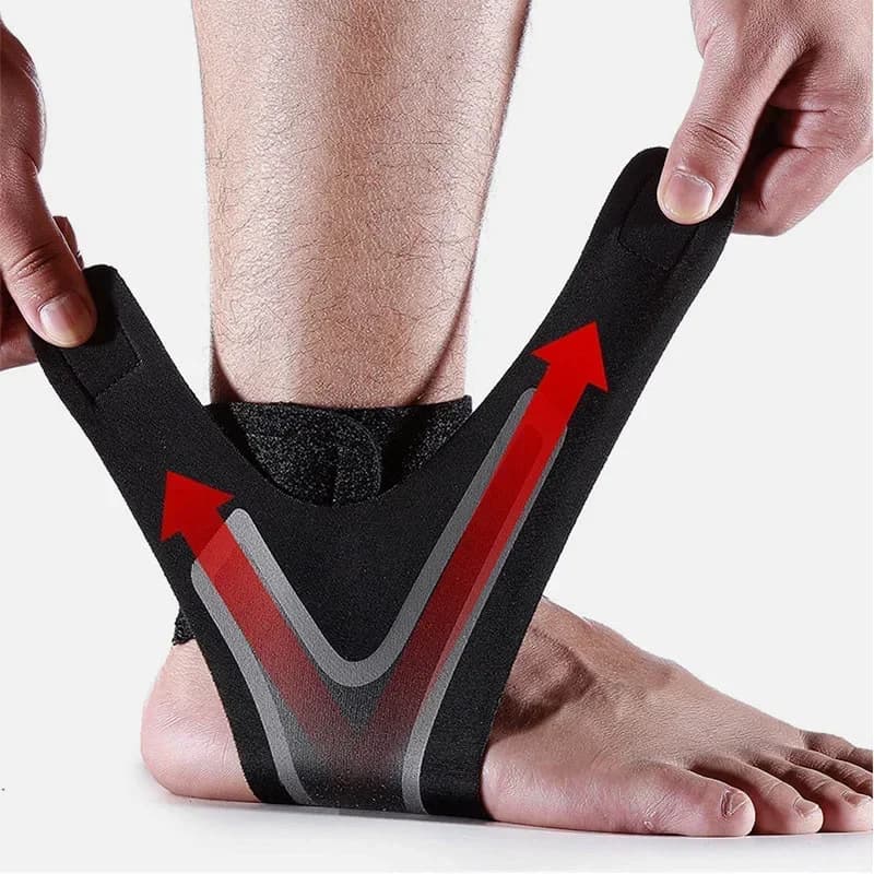 1 Pezzo/1 Paio di Supporto per Caviglia, Fascia Elastica Compressiva per Fascite Plantare, Sollievo dal Dolore, Benda Protettiva per Piedi, Calzini Sportivi