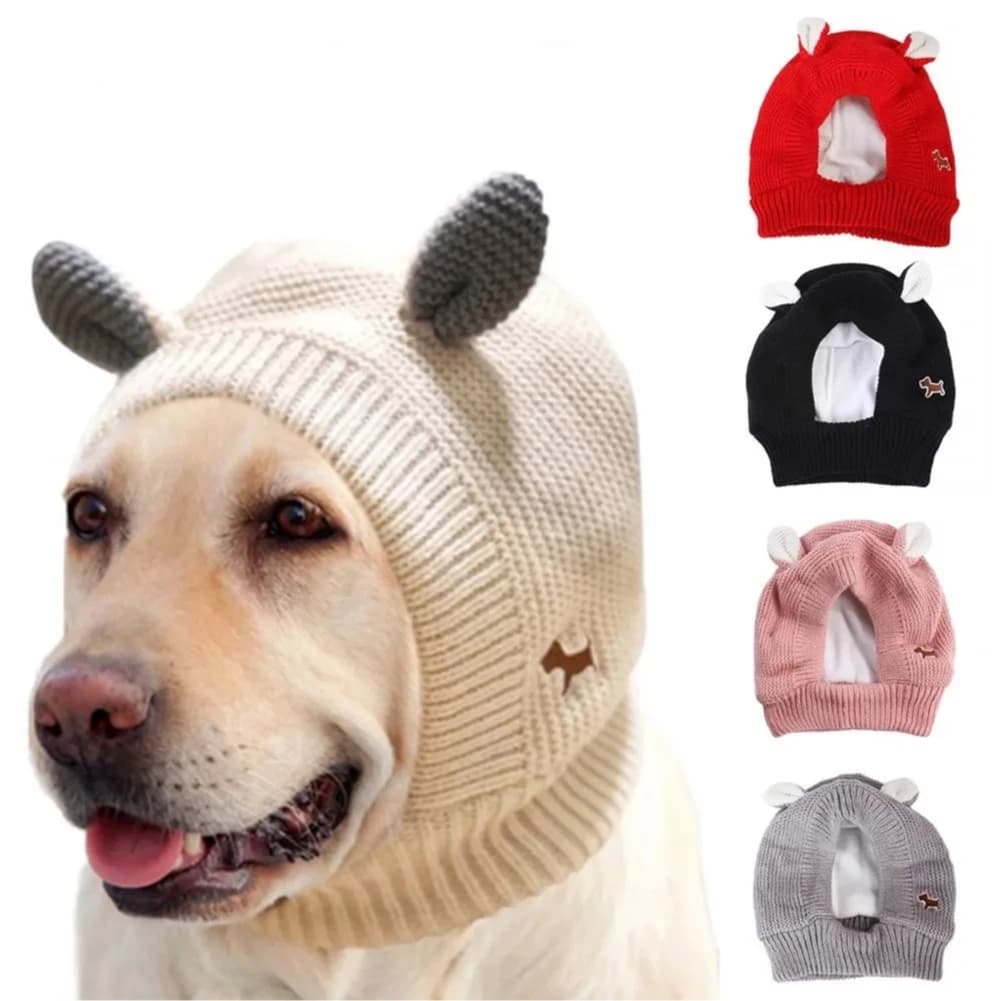Morbida copertura per le orecchie del cane Cappello antirumore per animali domestici Paraorecchie Avvolgente per la testa per il bagno Toelettatura Accessori per strumenti di decompressione