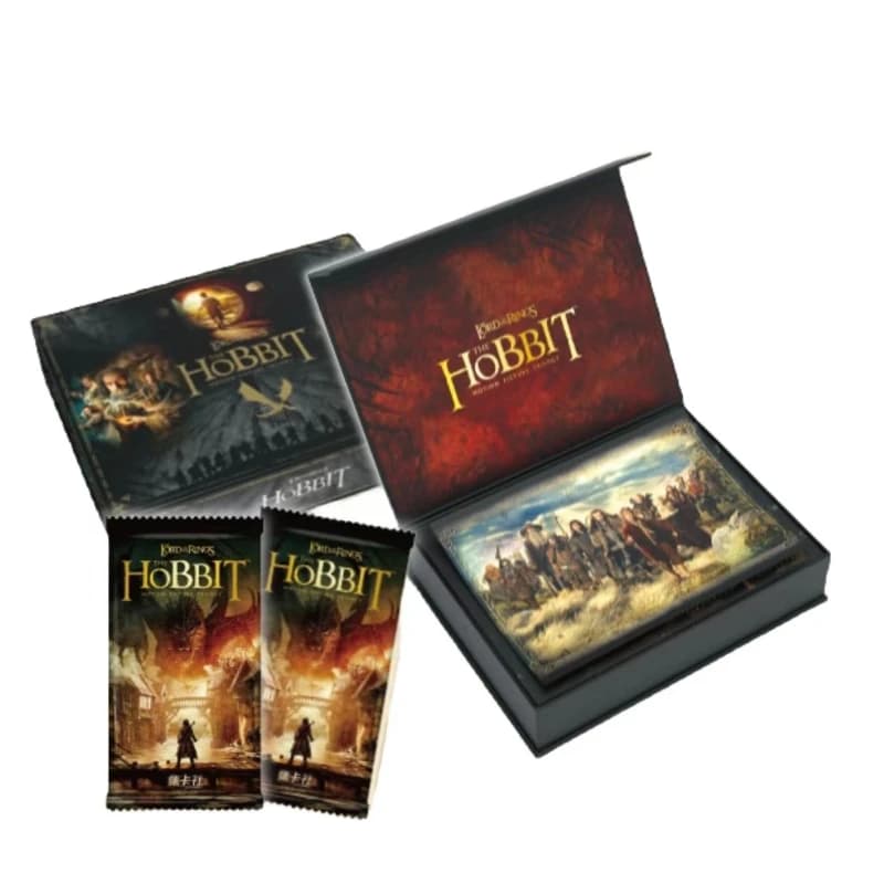 Card Fun The Hobbit Collection Card Lord of The Rings Trilogia cinematografica e televisiva Carte periferiche rare per bambini Scatola di carte hobby