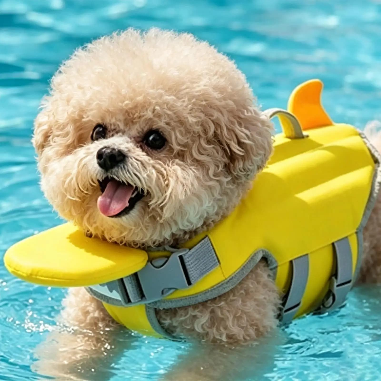 For Puppy Small Medium Pet Pool Outdoor Life Jacket for Dogs with Rescue Handle Waterproof Dog Swimming Vest Floating Jacket