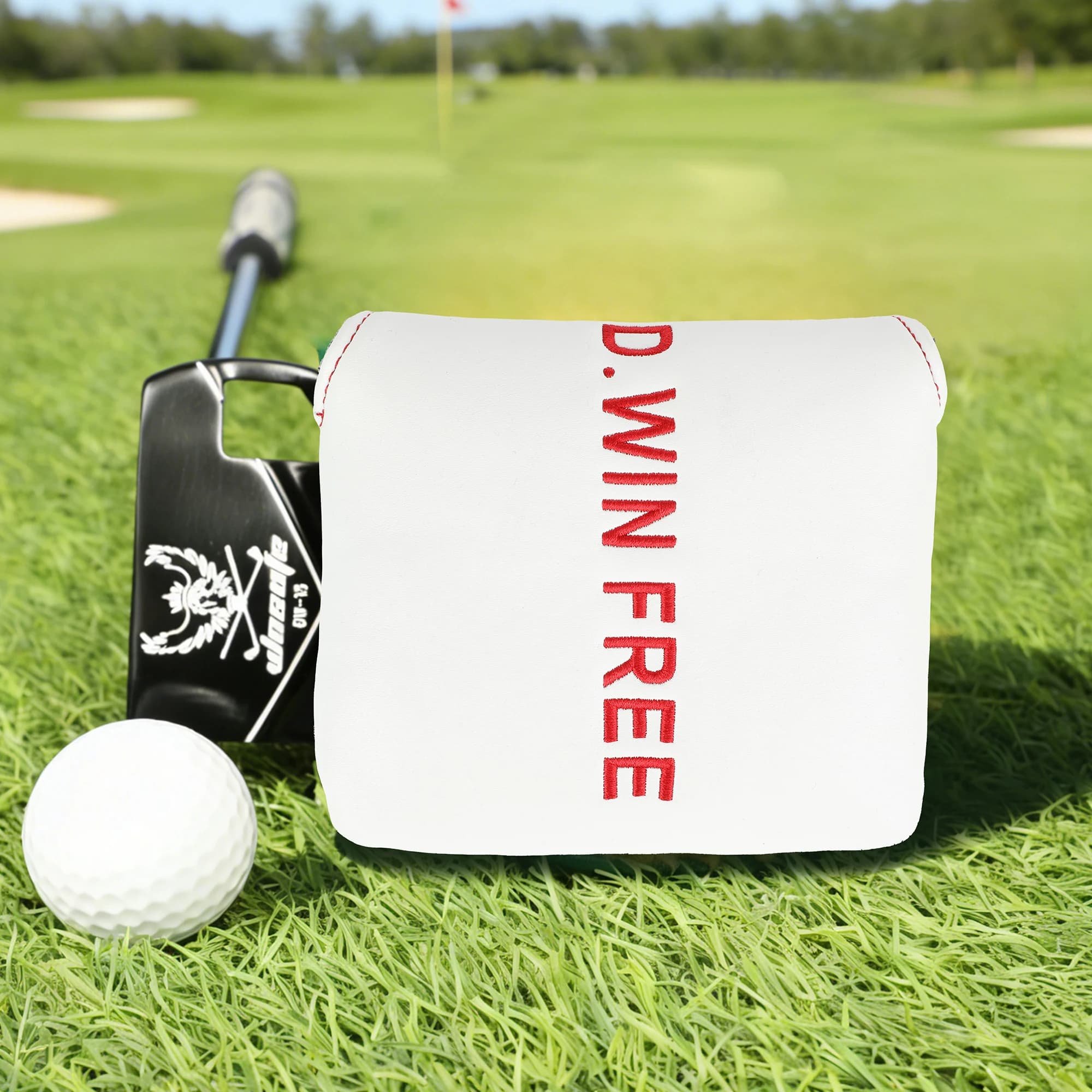 Copricapo per putter da golf accattivante – in PU e resistente all'usura, con morbida fodera in velluto, il miglior regalo per i golfisti