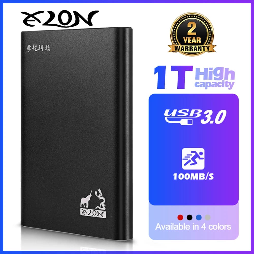 Disco rigido esterno HD Disco rigido portatile da 2,5" 500 GB 1 TB HDD esterno USB 3.0 per PC MacBook PS4 PS5
