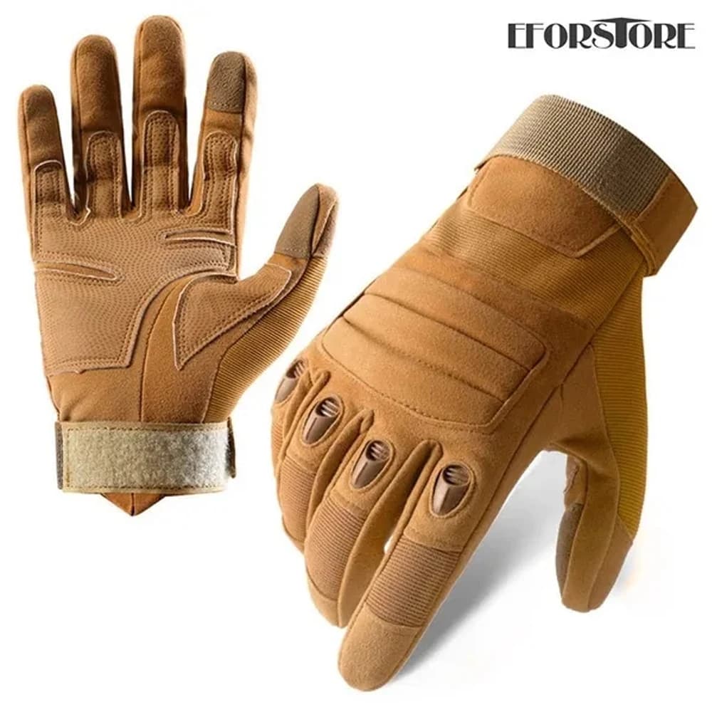 EFORSTORE Men Touch Screen Work Gloves Motorcycle Dirt Bike Training Full Finger Gloves Mittens for Outdoor Sports