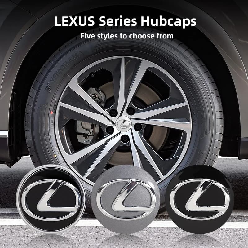 4 Pz 62 MILLIMETRI Auto Pneumatico Mozzo Ruota Centro Copertura Distintivo Decorazione Set Con Per Lexus RX300 IS200 IS250 ES350 Ct200h UX250h NX300h RX350