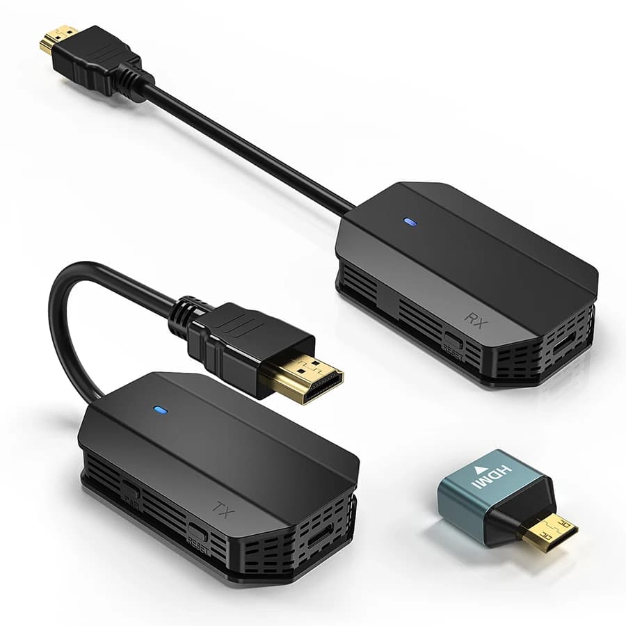 Max 8TX + 1 RX 30m Mini Wireless HDMI Extender Trasmettitore e ricevitore video per PS4 Fotocamera Laptop PC per TV Proiettore