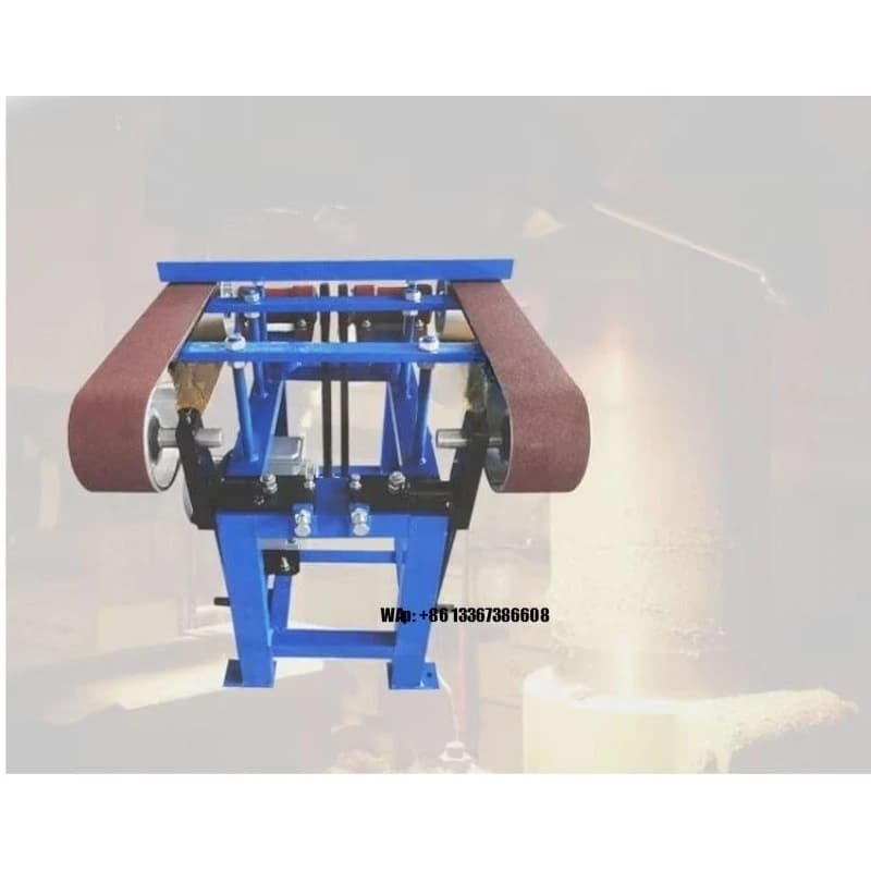Metal Work Polishing Wide Belt Sanders for Double Sanding Belt