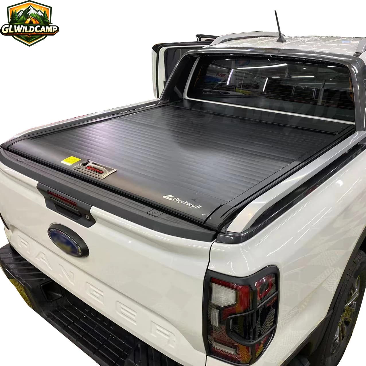 Pickup Hard Cover Truck Bed Covers Tonneau Cover Sport Car Manual Roller Shutter Lid for F81 2023 Ford Ranger Wildtrak