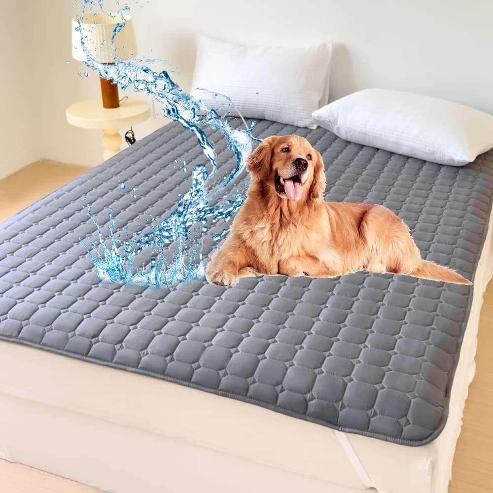 Waterproof and covered non-slip dog bed for pets, sofa bed for pets, soft and breathable mattress cover