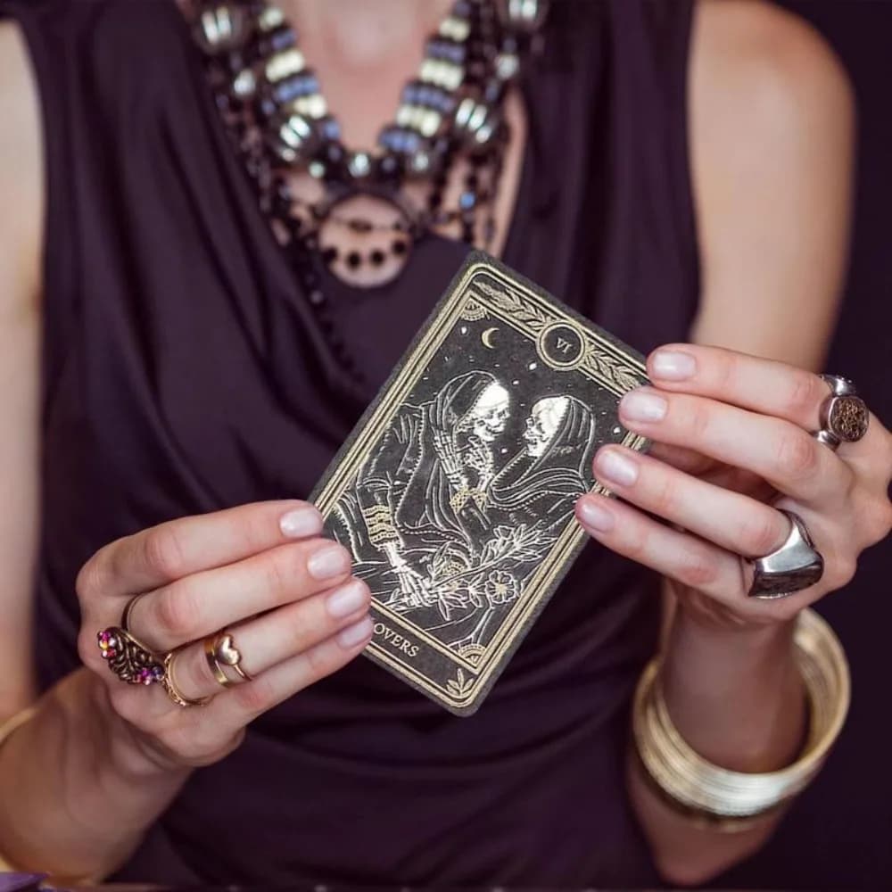 12*7cm The Marigold Tarot Fortune Telling divinazione Oracle Card Family Gathering gioco di scacchi gioco da tavolo per il tempo libero intrattenimento Ca
